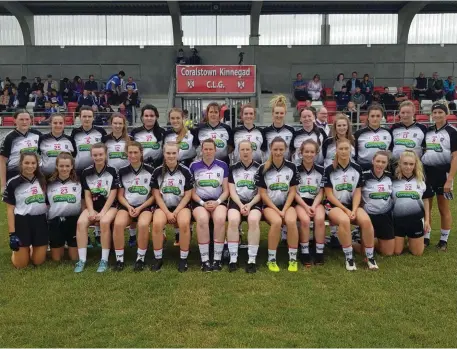  ??  ?? Sligo ladies defeated Laois and are now through to the All-Ireland Quarter Finals where they are taking on Wicklow.