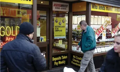  ??  ?? ‘Everyone thought I was doing well. Little did they know I was hiding my continuous payday loans.’ Photograph: Andy Hall/Observer