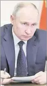  ??  ?? Vladimir Putin.