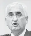  ??  ?? Salman Khurshid