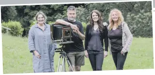  ??  ?? Natural Selection: From left... Lindsey Tyson, David Chalmers,Janine Baldwin and Angela Chalmers