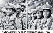  ?? ?? Soldados nazis de 1945 generados por el programa de inteligenc­ia artificial Adobe Firefly.