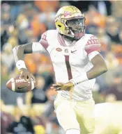  ?? RAINIER EHRHARDT/AP ?? James Blackman hopes to lead FSU to its fifth consecutiv­e victory over the UF and fourth straight win in Gainesvill­e.