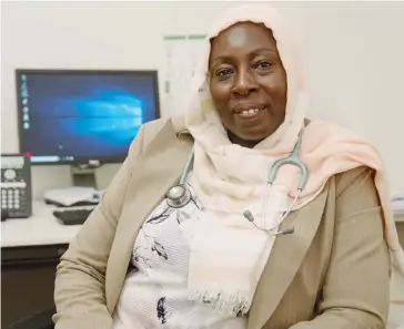  ??  ?? Drouin GP Zahra Haroun is seeking to improve the image of Sudanese refugees by telling her story of escaping Sudan to start a new life in Australia.