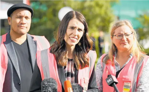  ?? Photo / George Novak ?? Prime Minister Jacinda Ardern has expressed her disappoint­ment with some of the layoffs at large companies but there will be more.