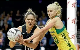  ?? GETTY IMAGES ?? Te Paea Selby-rickit was one of the more disappoint­ing Silver Ferns in the Quad Series and Constellat­ion Cup.