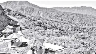  ?? BNP Protected area Management office Photo ?? Picnic sheds are among the tourism facilities developed in Bataan national Park.