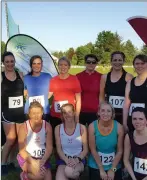  ??  ?? North Sligo runners at the SSRP Super Valu Womens 5K Series in Calry.