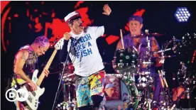  ??  ?? Red Hot Chilli Peppers are the latest music megastars to sell off their music catalog
