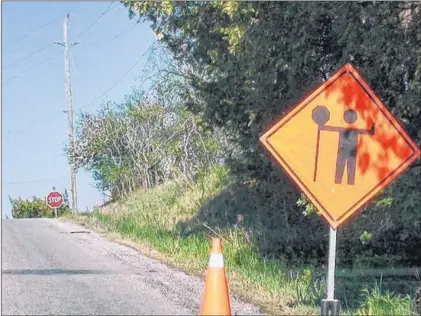  ?? SALTWIRE NETWORK FILE PHOTO ?? Road constructi­on signs don’t always mean road constructi­on is actually taking place.