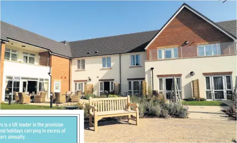  ??  ?? ■ £7M care home with cinema and hair salon opens in Quorn. It is called Lonsdale Mews