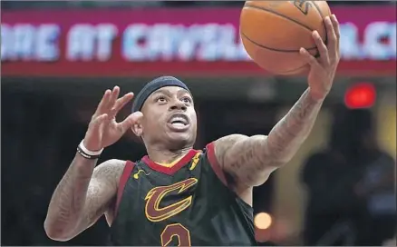  ?? Leah Klafczynsk­i Akron Beacon Journal ?? ISAIAH THOMAS played in only 15 games with the Cleveland Cavaliers after being traded from the Boston Celtics last summer.