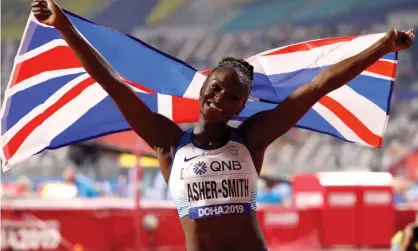  ??  ?? Kelly Sotherton says it is unlikely Dina Asher-Smith will attempt three sprint events at the Commonweal­th Games during a crowded summer in 2022. Photograph: Martin Rickett/PA