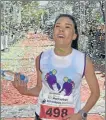  ??  ?? Alejandra Arribas, grande gagnante du marathon. (tous les résultats dans notre édition de jeudi)