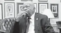  ?? KENNETH K. LAM/BALTIMORE SUN ?? Rep. Elijah Cummings has been in office a long time, but Baltimore’s problems go back much farther.