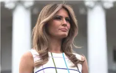  ??  ?? According to several White House staff members, first lady Melania has erected a de facto wall between the East Wing, where she is renovating her office and enjoying growing popularity, and the West Wing, where her husband works.