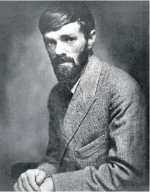  ??  ?? Novelist DH Lawrence died of tuberculos­is.