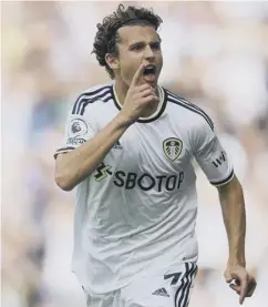  ?? ?? Brenden Aaronson scored Leeds’ opener against Chelsea