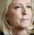  ?? (Photo AFP) ?? La présidente du RN Marine Le Pen a dénoncé une cabale.