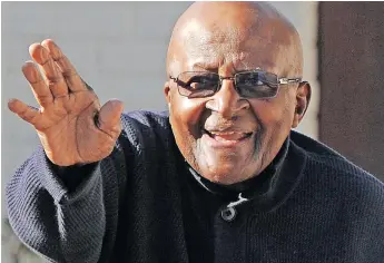  ?? ?? ARCHBISHOP Tutu died a broken man, says the writer, because of the way the ANC behaved and betrayed the marginalis­ed and poor.