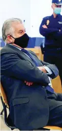  ?? EFE ?? El ex tesorero del PP Luis Bárcenas, durante una de las sesiones del juicio de la «caja B»