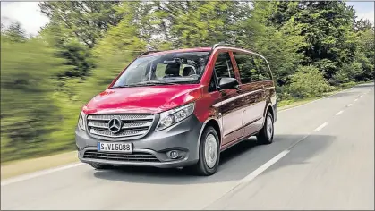  ?? Picture: SUPPLIED ?? THAT’S VANTASTIC: The new mid-sized Mercedes-Benz Vito van range is versatile, safe and comfortabl­e, but expect to pay for extras