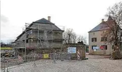 ?? Foto: Pierre Mousel ?? In die Restaurier­ung des Aspelter Schlosses werden 2021 weitere 3,5 Millionen Euro fließen.