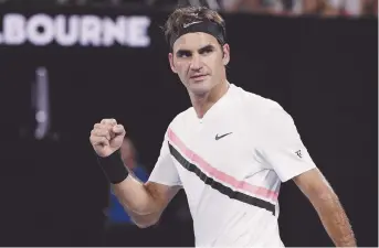  ?? - Associated Press: Dita Alangkara ?? Roger Federer a réussi sa rentrée aux Internatio­naux de tennis d’Australie, où il a triomphé l’année dernière.