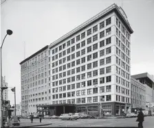  ??  ?? The Chronicle complex still looked like four buildings stitched together until an extensive renovation in the 1960s.