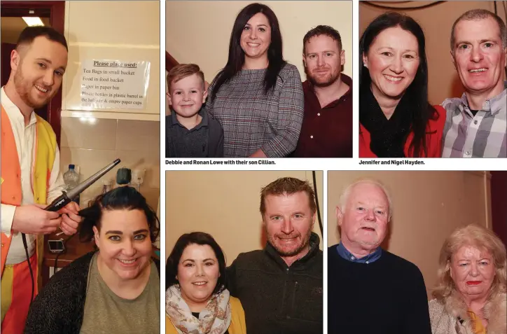  ??  ?? Peter Carr and Dede Hearity. Debbie and Ronan Lowe with their son Cillian. Geraldine and David Power. Jennifer and Nigel Hayden. Eddie and Ann Lowe.