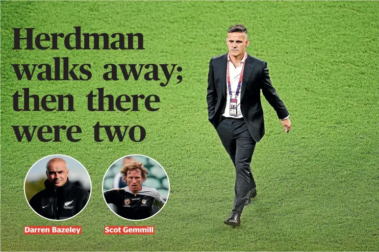  ?? GETTY IMAGES ?? Darren Bazeley
John Herdman, former coach of the Football Ferns and now in charge of Canada’s national men’s team, says he has rejected an offer from NZ Football for the All Whites job.