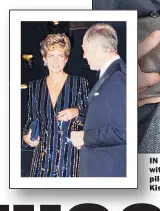  ??  ?? IN THE MONEY: Nat Rothschild with wife Loretta. Top, Nat with his father, Jacob, and mother, Serena, and the family pile, Waddesdon Manor. Left, Jacob with Diana at Henry Kissinger’s birthday dinner at Spencer House in 1993