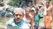  ?? HT PHOTO ?? Daitari Nayak, 75, who dug a canal through a mountain in Talabaitar­ani village in Keonjhar district of Odisha.