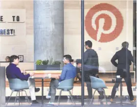  ?? Liz Hafalia / The Chronicle 2018 ?? Investors have valued social media giant Pinterest, another San Francisco company expected to go public soon, as being worth more than $10 billion.