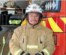  ??  ?? Tokoroa Fire Chief Dave Morris is angry that someone has stolen three of the brigade’s uniforms.