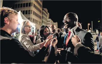  ?? Photo: David Harrison ?? Less is more: Malusi Gigaba has distanced himself from Chris Malikane’s comments, but observers are worried by his ‘unorthodox economic views’.