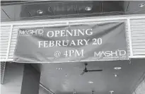  ??  ?? Mash’d is known for its homemade food, as well as stocks and sauces made using Tennessee and Kentucky moonshine. This will be their fourth location, and first outside of Texas.