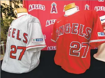  ?? Blaine Ohigashi Angels Baseball ?? AS PART OF a three-year deal with Orange County-based Foundation Building Materials, the Angels will wear its patch. The display of sponsors on uniforms was approved in the collective bargaining agreement.