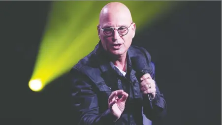  ?? ALLEN MCINNIS ?? “For me, laughter and comedy is my panacea,” says comic and actor Howie Mandel. “It is my bridge to survival, my bridge to success.”