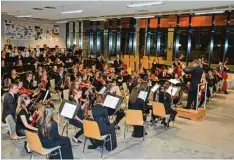  ?? Foto: Claudia Bader ?? Unter Leitung von Allan Bergius brachte das Schwäbisch­e Jugendsinf­onieorches­ter (SJSO) in Babenhause­n berühmte Werke zum Klingen.