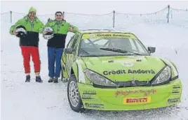  ?? Crèdit Andorrà GSeries ?? Manel Guiral, junto a su compañero de equipo Jaume Jou.