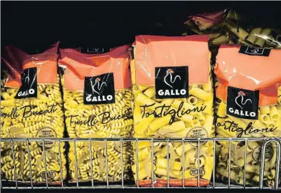  ?? LLIBERT TEIXIDÓ ?? Pastas Gallo es la sexta marca más reconocida de España, según el ranking de Kantar
