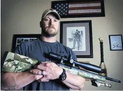  ?? PAUL MOSELEY / THE FORT WORTH STAR-TELEGRAM FILE / ASSOCIATED PRESS ?? Chris Kyle, a former Navy SEAL and author of American Sniper, which some say portrays Arabs as savages.