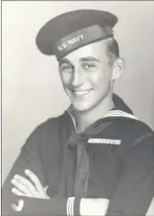  ?? Courtesy photo ?? George Keene US Navy portrait.