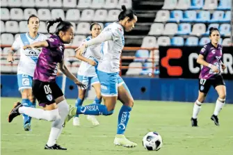  ?? CORTESÍA: @CLUBPUEBLA­FEM ?? El representa­tivo hidalguens­e llegó a nueve unidades y sus próximos tres partidos serán ante equipos que se encuentran en la parte alta de la tabla general