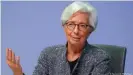  ??  ?? Christine Lagarde, Präsidenti­n der Europäisch­en Zentralban­k (hier im Juni 2020)