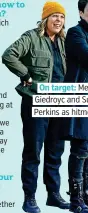  ?? ?? . On target: Mel.
. Giedroyc and Sue. . Perkins as hitmen.