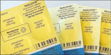  ?? Stephanie Nano
The Associated Press ?? In a new study at Stanford University, scientists are testing Paxlovid to see if it might be the answer to one of the pandemic’s biggest mysteries: long COVID.