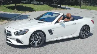  ?? BRIAN HARPER/DRIVING.CA ?? The 2017 Mercedes-Benz SL550 has come a long way from its origins as a postwar racing legend.