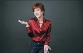  ?? PHOTO BY CHRIS PIZZELLO — INVISION — AP ?? In this photo, comedian Kathy Griffin poses for a portrait in Los Angeles to promote her upcoming “The Laugh Your Head Off World Tour.